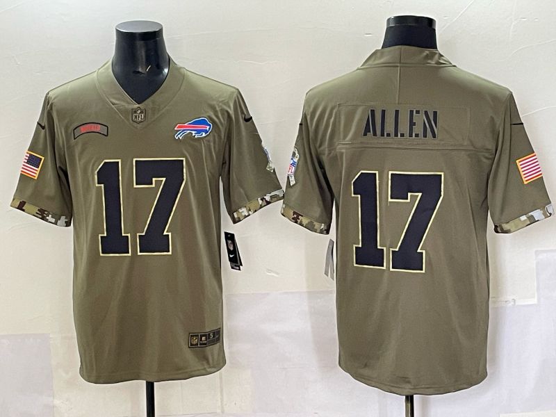 Men 2025 Buffalo Bills #17 Allen Green Nike Limited NFL Jersey 001